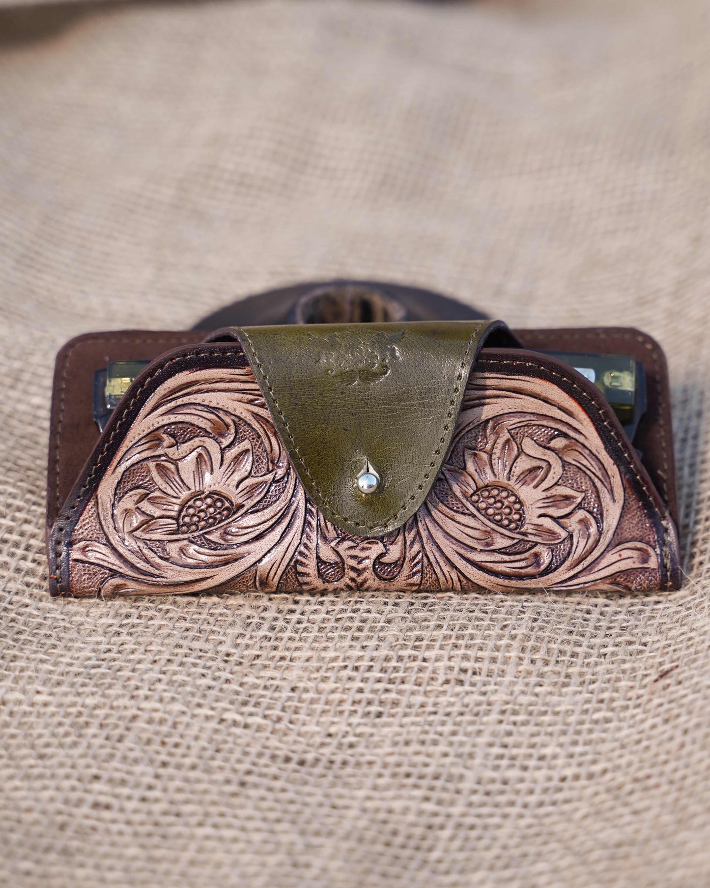 Tooled Sunglasses Case