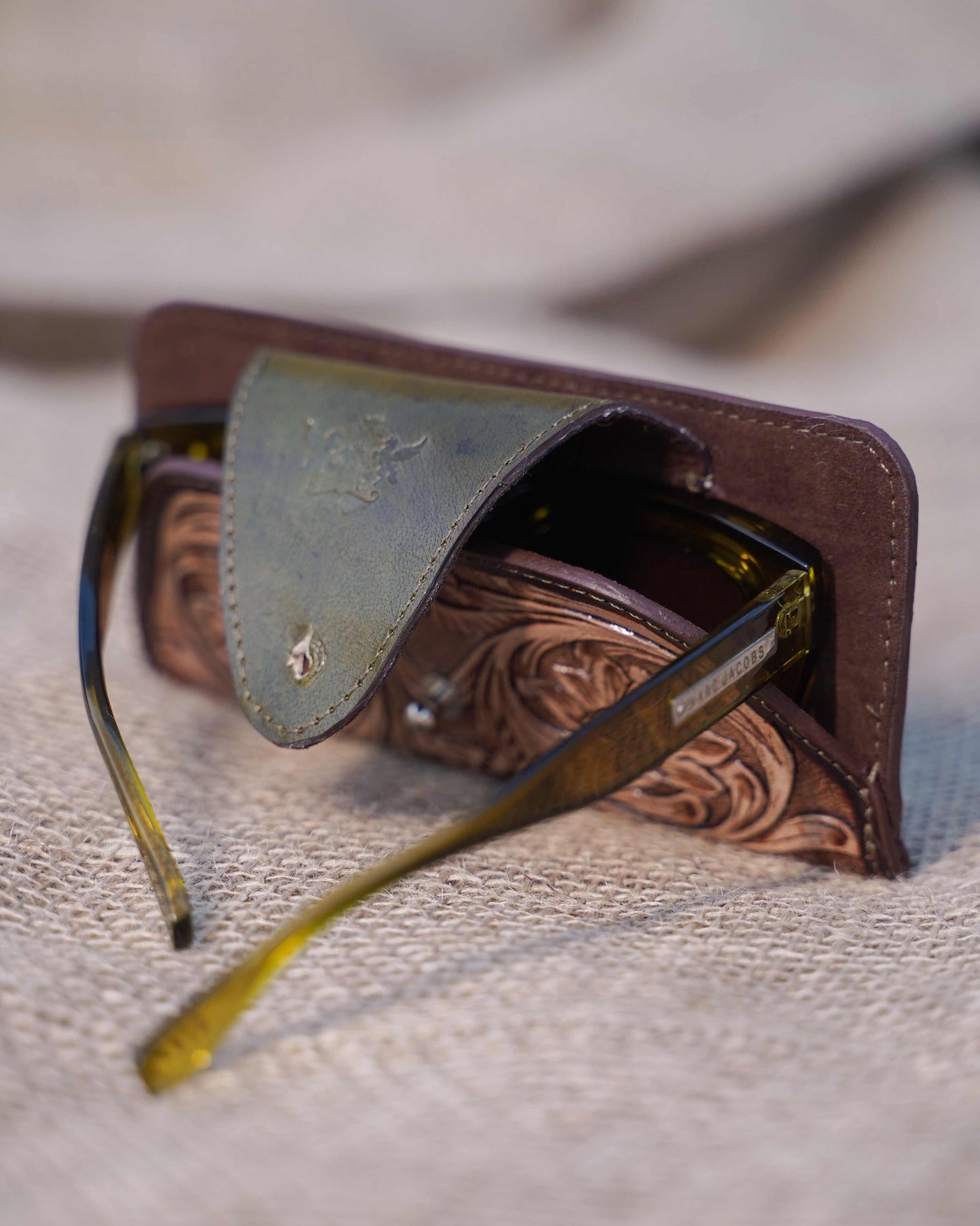 Tooled Sunglasses Case