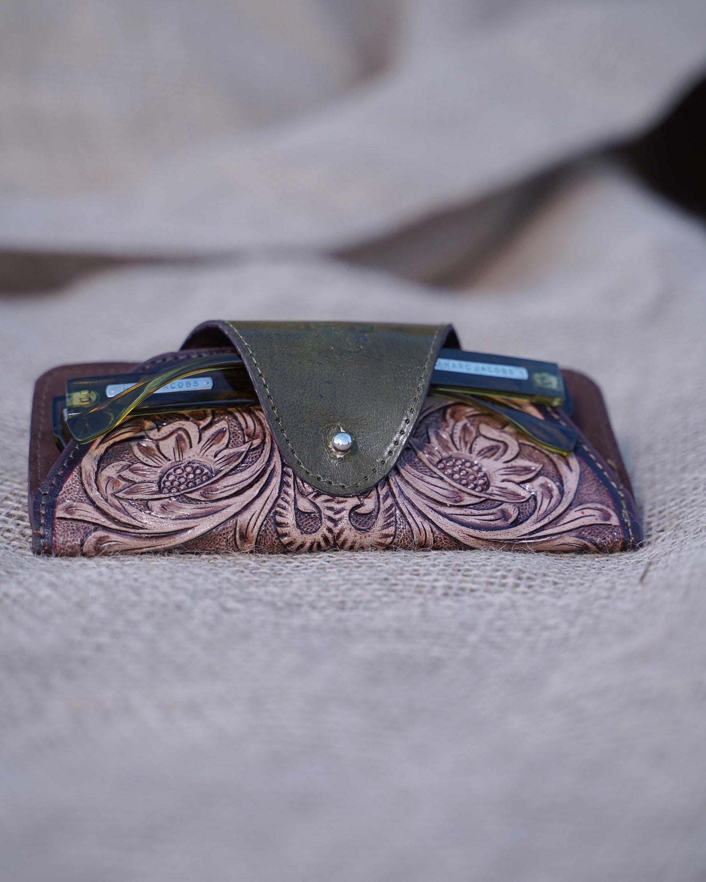 Tooled Sunglasses Case