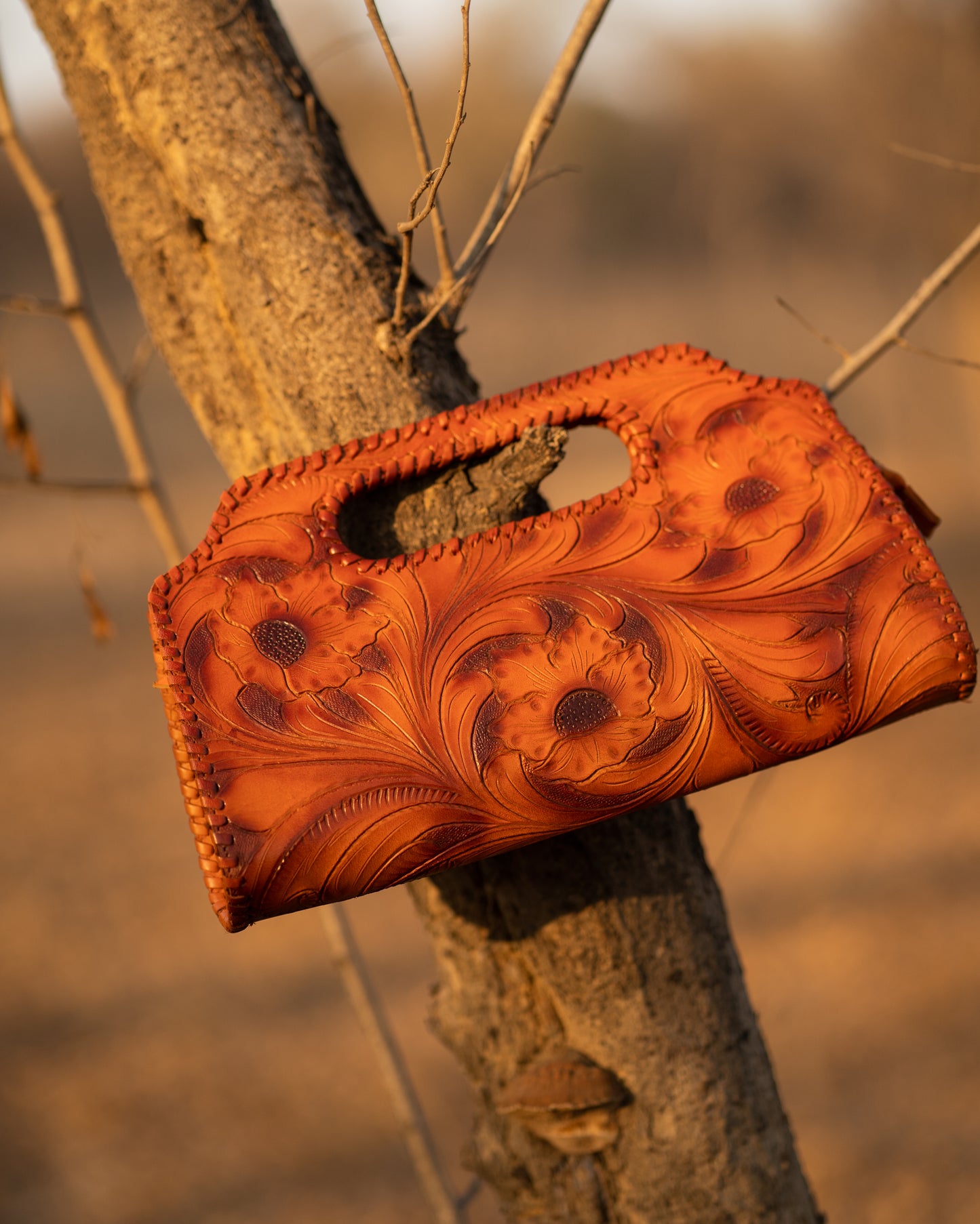 Tan FloMotifo Women Bag