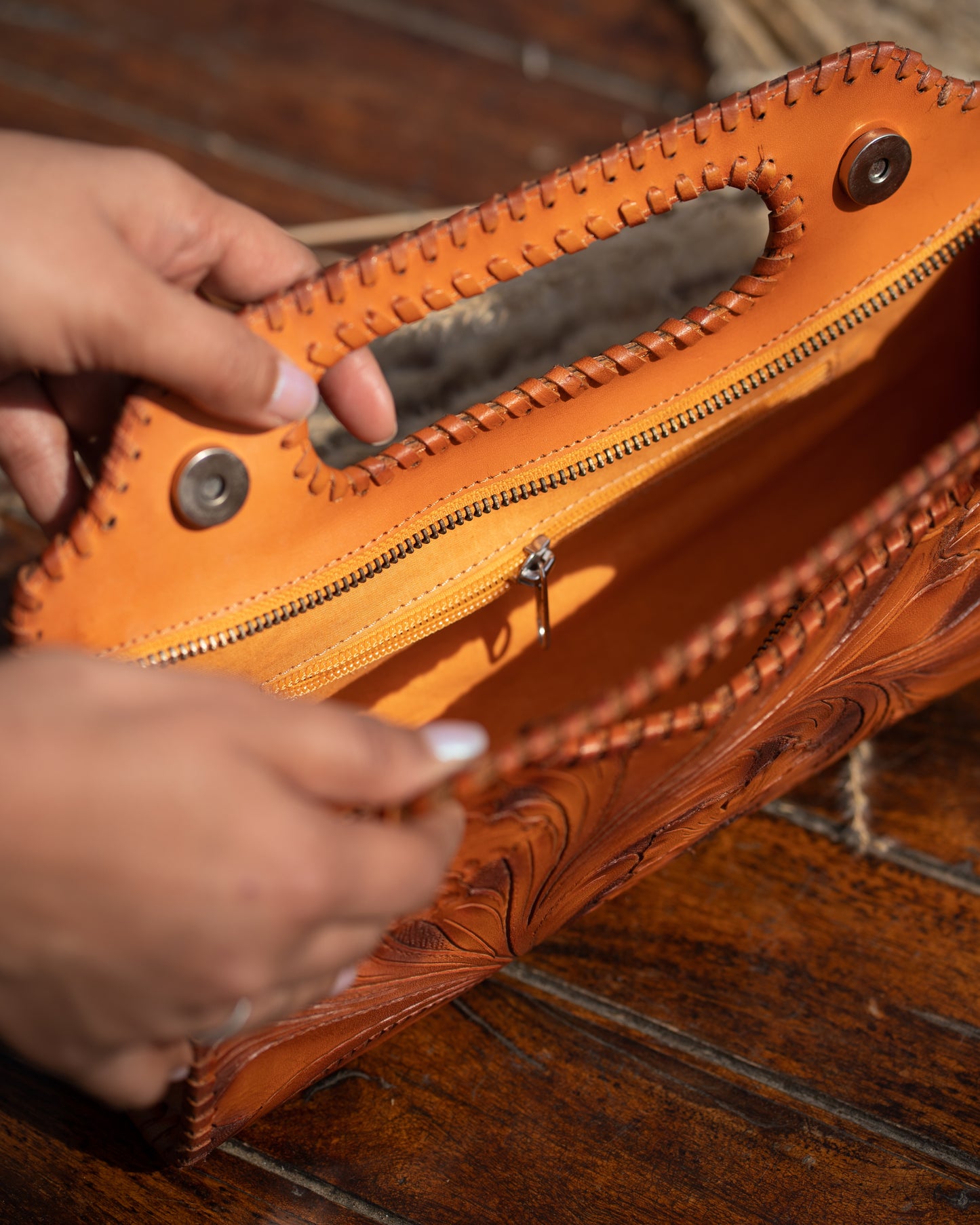 Tan FloMotifo Women Bag
