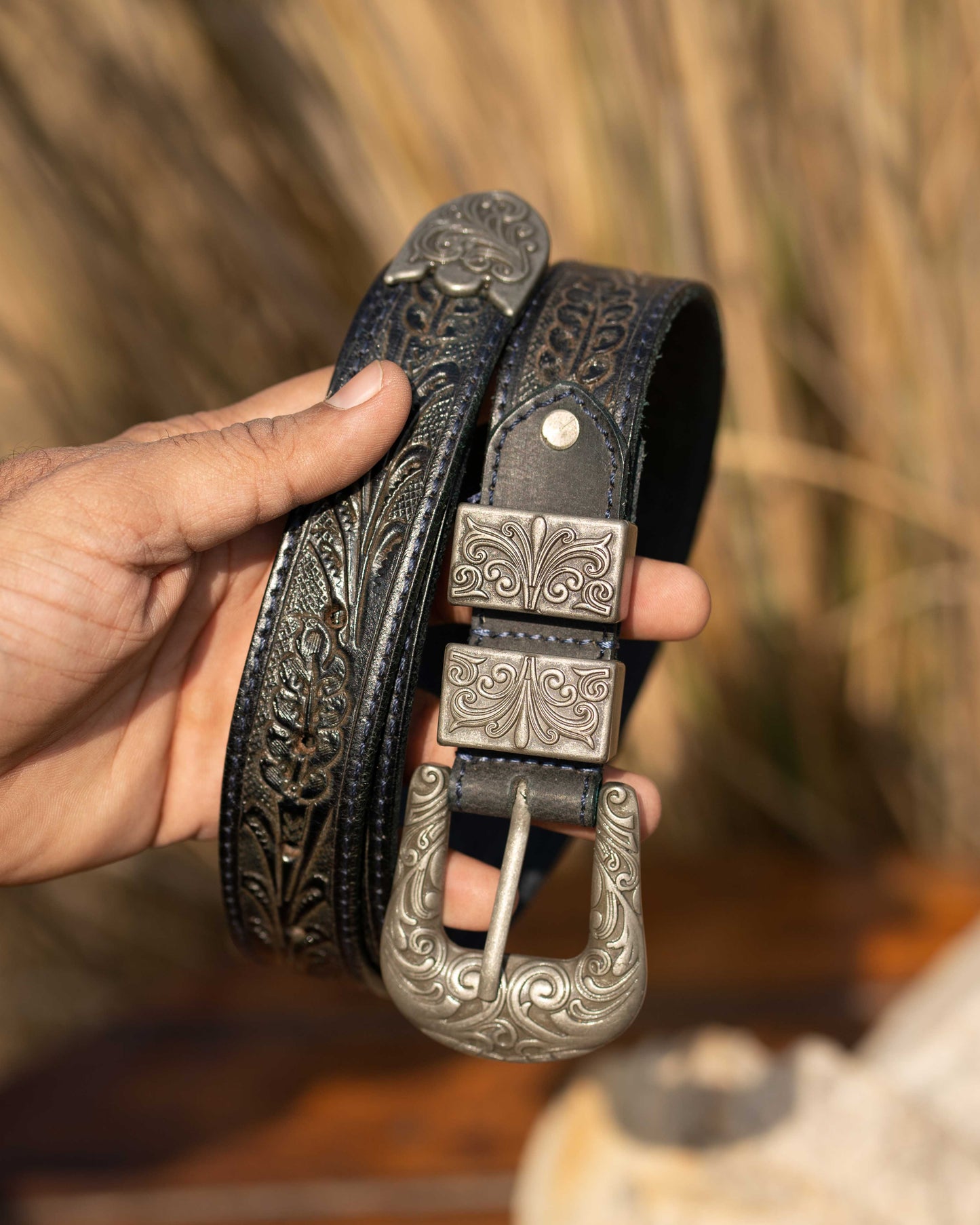 Denim Blue Belt