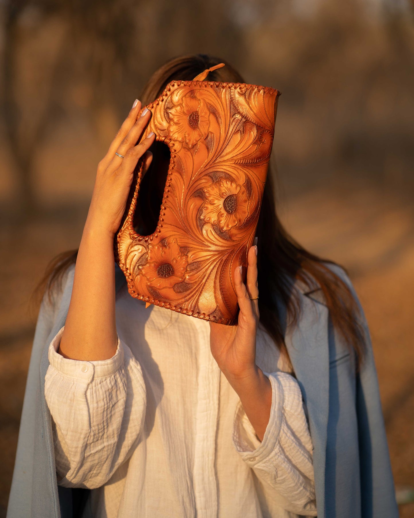 Tan FloMotifo Women Bag