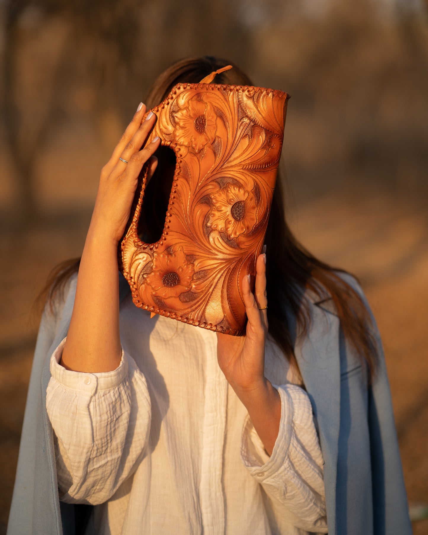 Tan FloMotifo Women Bag
