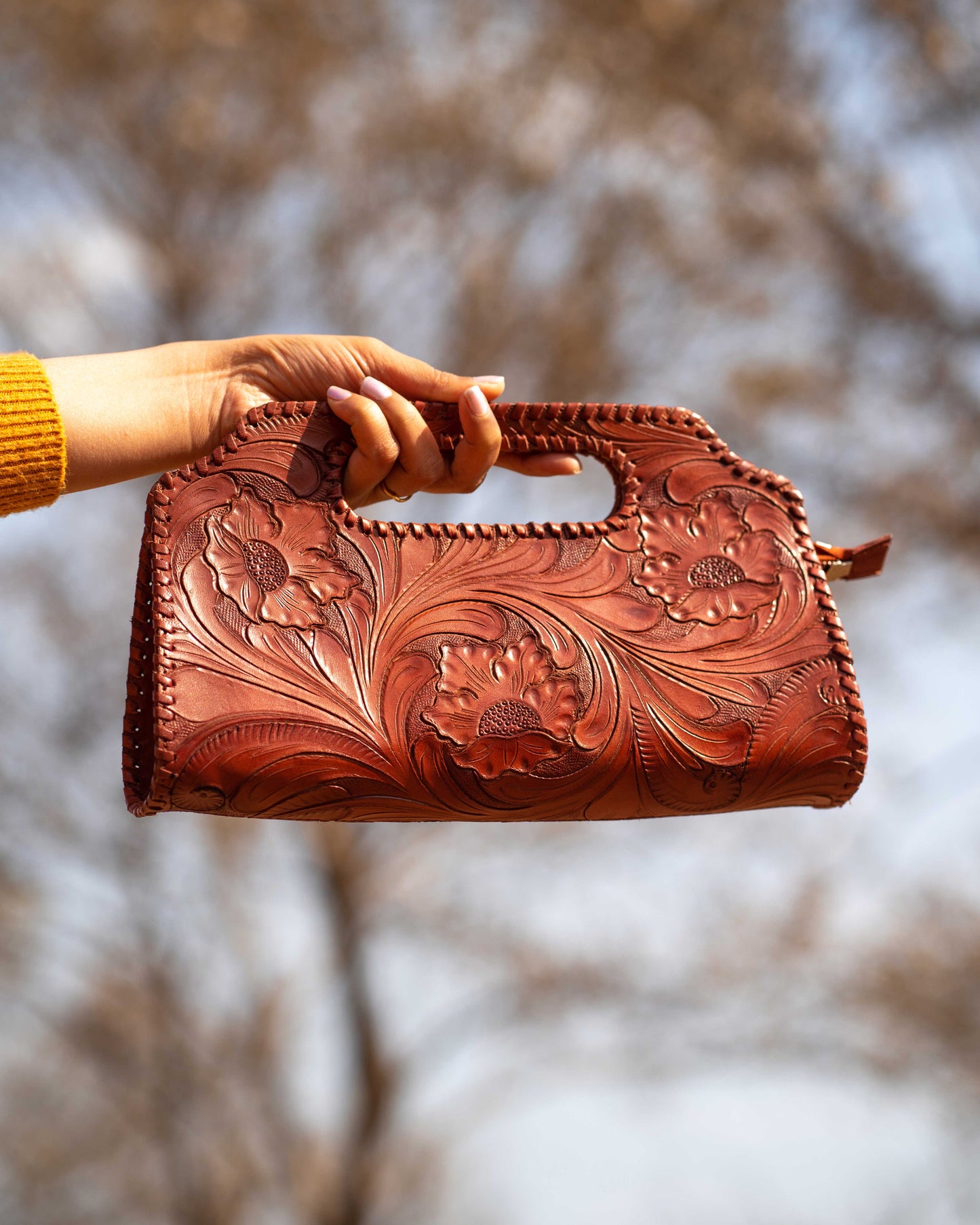 Red Wine FloMotifo Women Bag