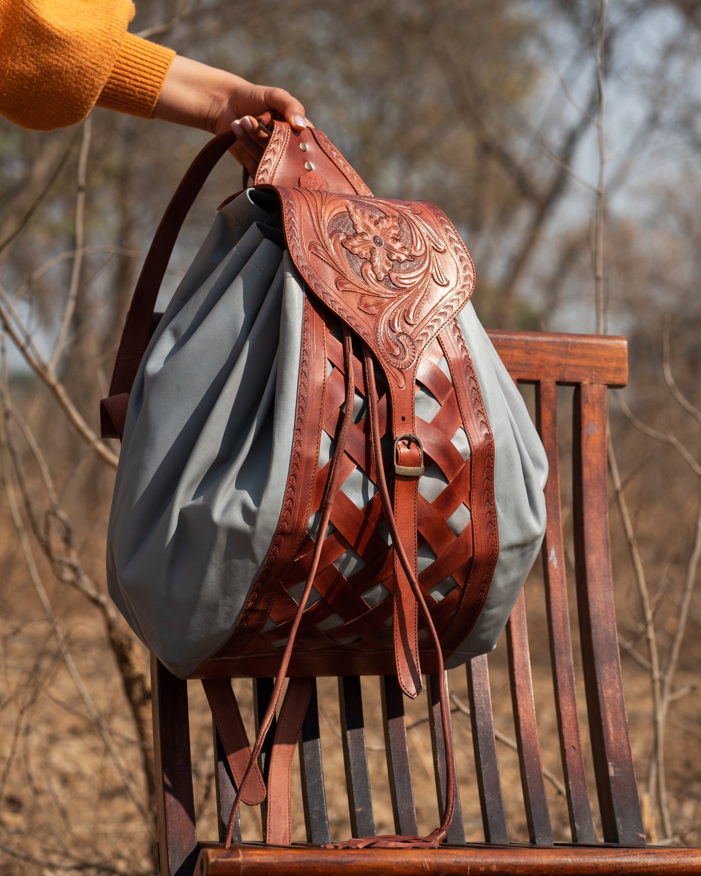Wine Unisex Big Bagpack