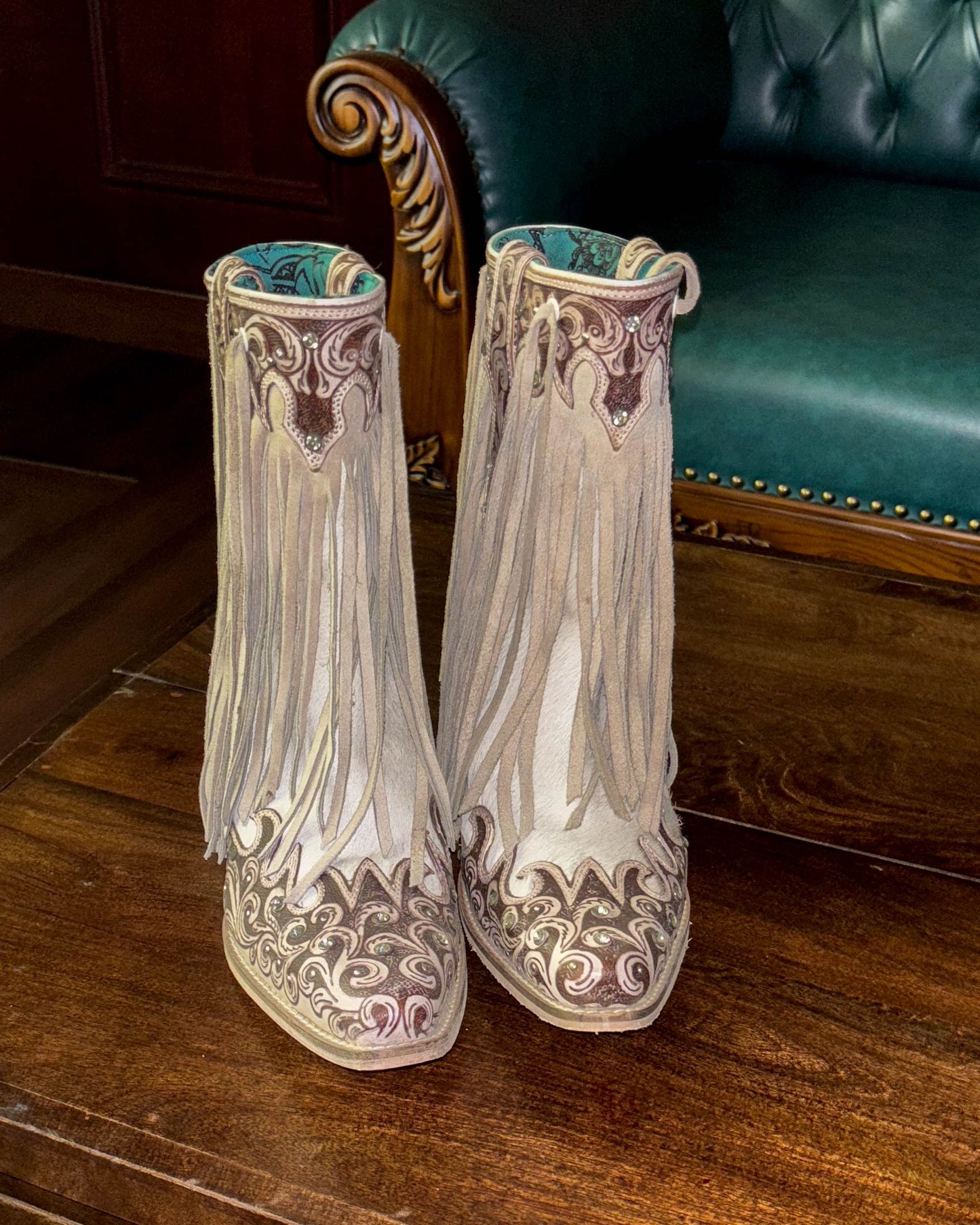White Wild West Boot