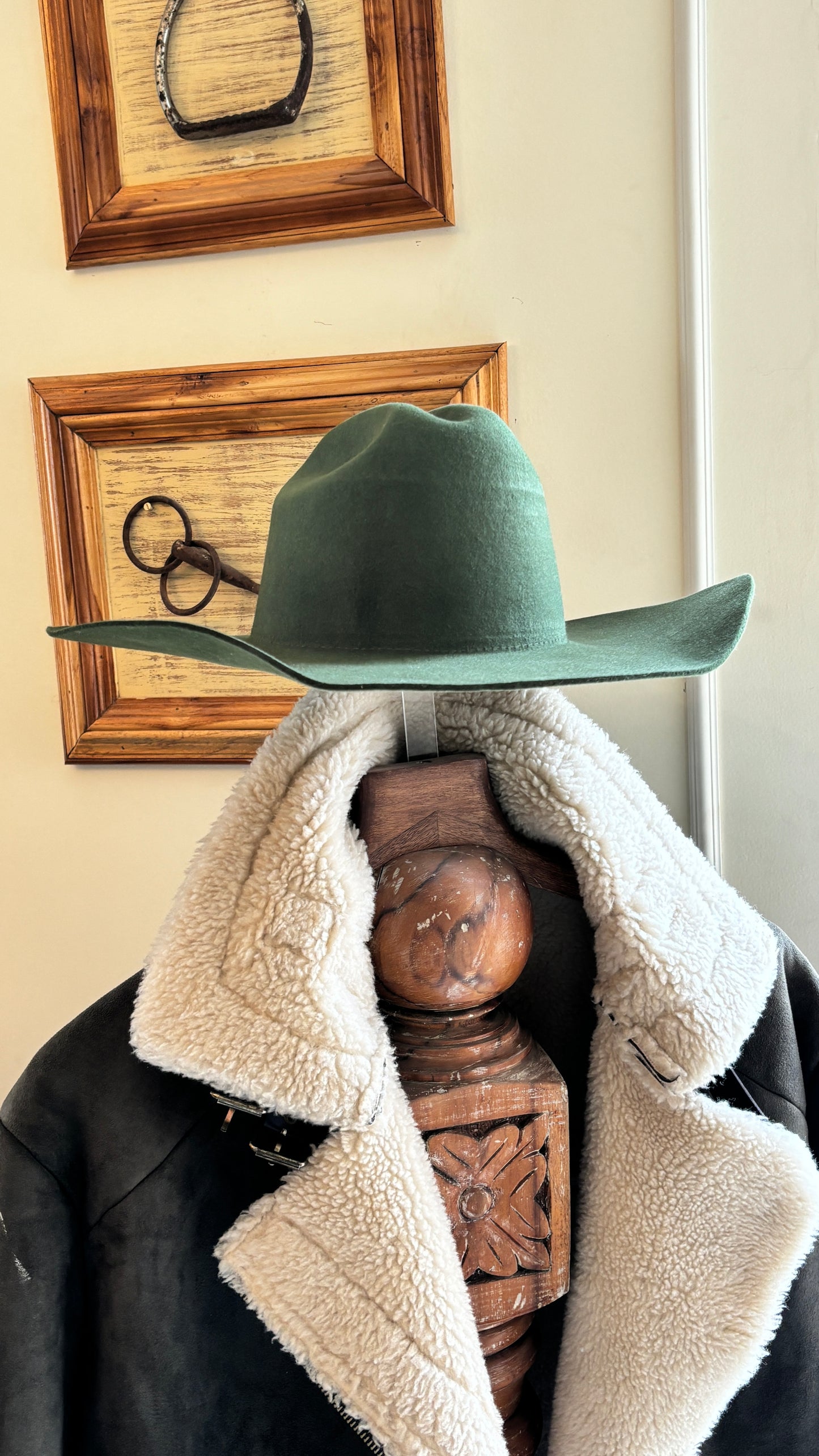 Army Green Cowboy Hat