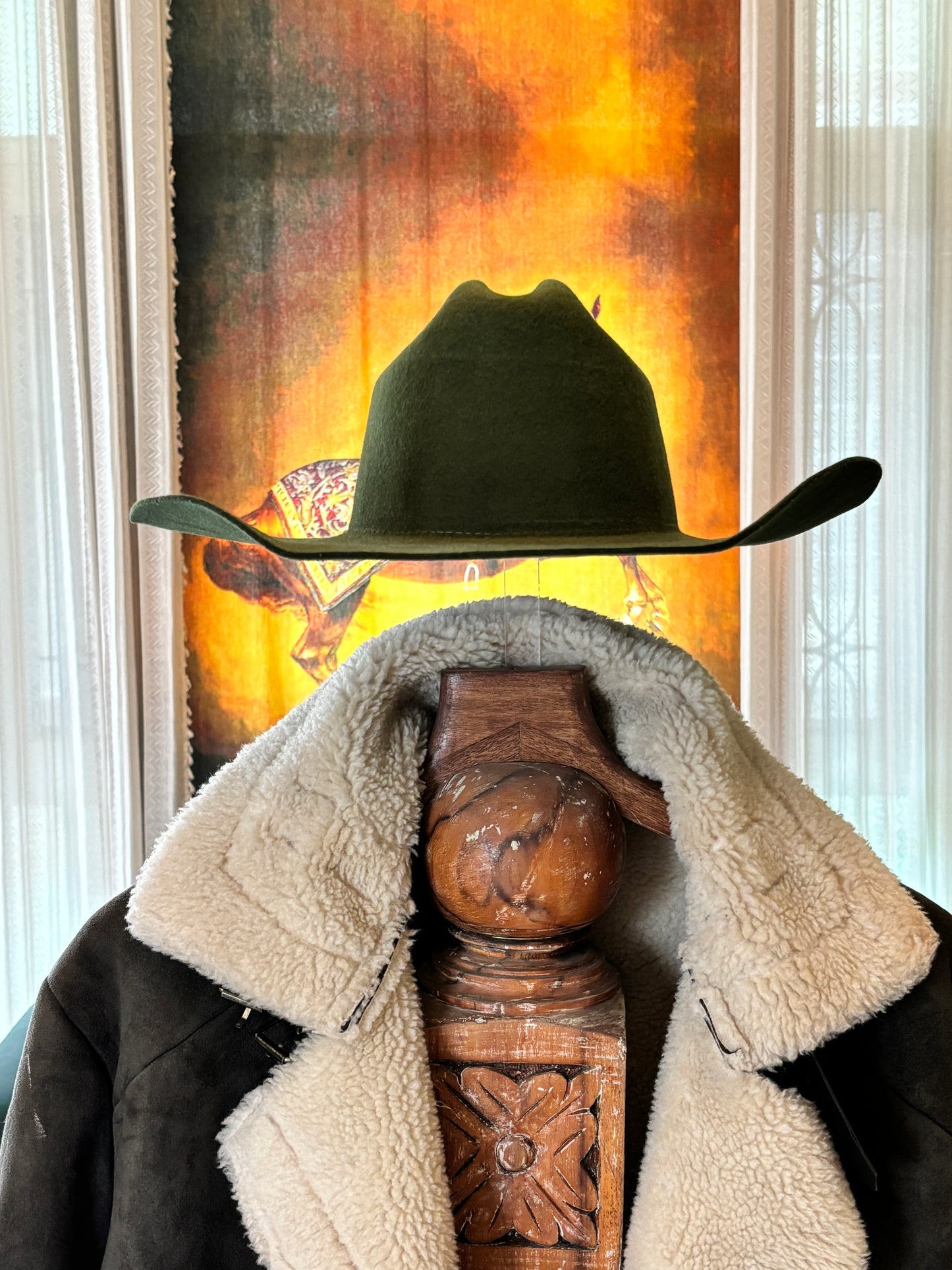 Army Green Cowboy Hat